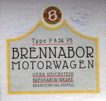 Brennabor 8/24 PS Typ P Modellprogramm 1924 (S0606)